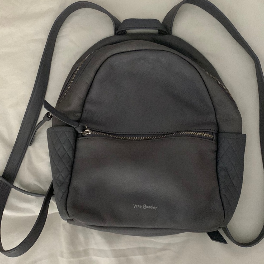 Vera Bradley small grey backpack